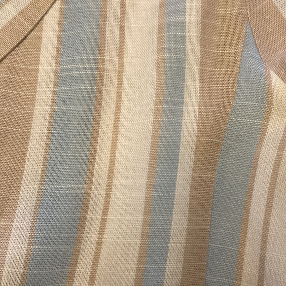 Lulus white multi striped women’s double breasted blazer small lightweight NWT - Picture 8 of 9